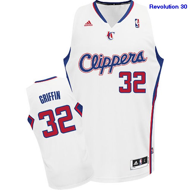 New Arrival Los Angeles Clippers Blake Griffin Revolution 30 Swingman Home Adidas Jersey